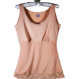 Spanx soft smooth camisole front panel thicker and control shaper